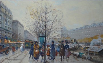 Les Bouquinistes Parisien Peinture à l'huile